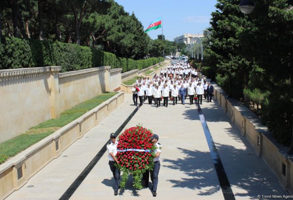 Dənizçilər peşə bayramlarını qeyd edirlər (FOTO)