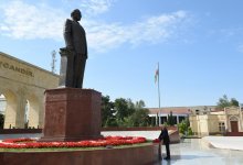 Prezident İlham Əliyev Şirvan şəhərinə səfərə gəlib (FOTO)