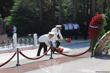 Dənizçilər peşə bayramlarını qeyd edirlər (FOTO)