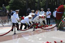 Dənizçilər peşə bayramlarını qeyd edirlər (FOTO)