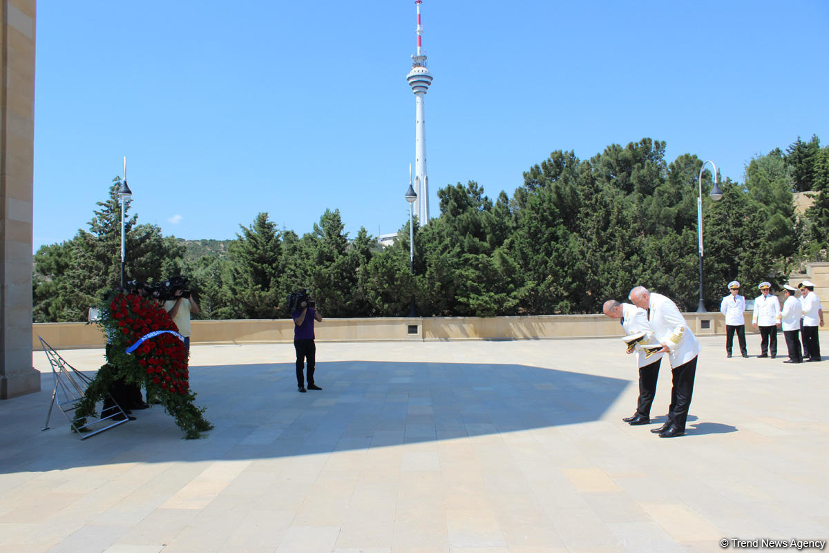 Dənizçilər peşə bayramlarını qeyd edirlər (FOTO)