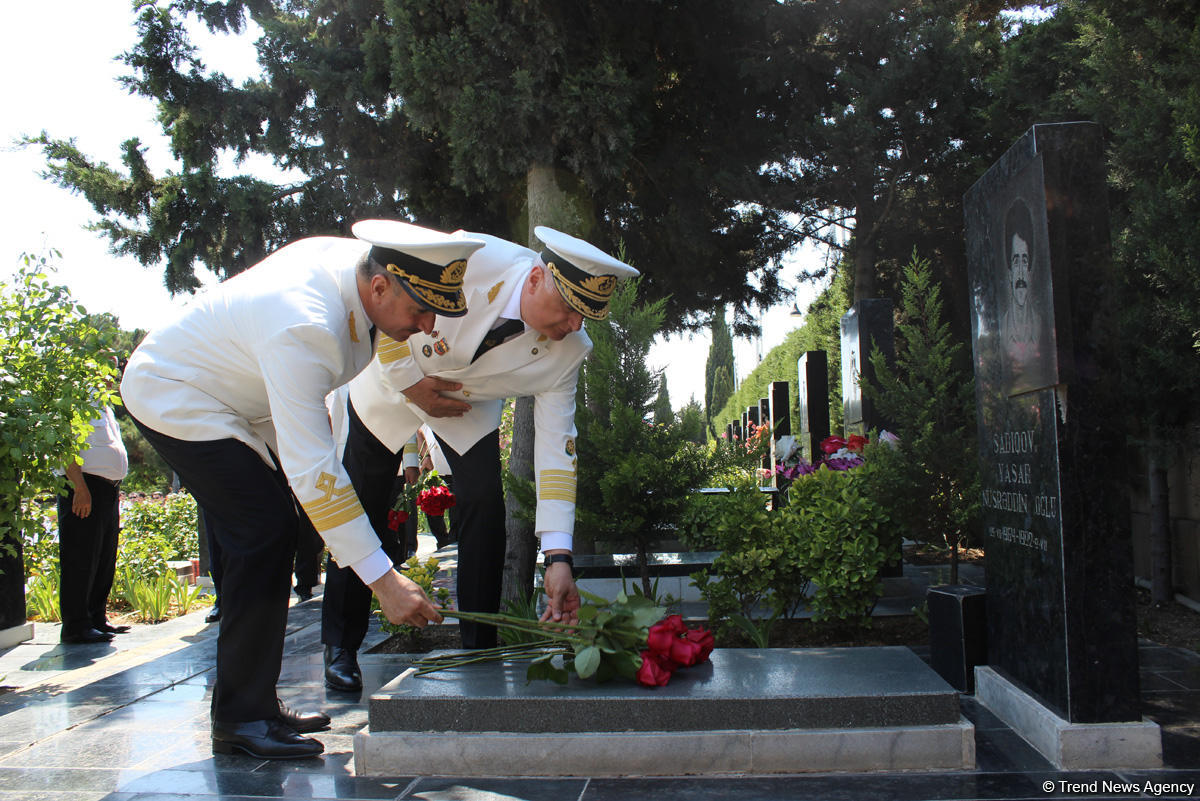 Dənizçilər peşə bayramlarını qeyd edirlər (FOTO)