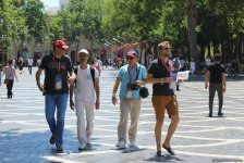 Formula 1 fanatları Bakının gəzməli yerlərini öyrənirlər (FOTO)