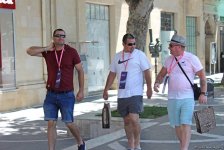 Formula 1 fanatları Bakının gəzməli yerlərini öyrənirlər (FOTO)
