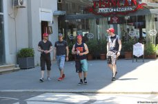 Formula 1 fanatları Bakının gəzməli yerlərini öyrənirlər (FOTO)