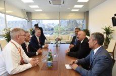 Azərbaycan Prezidenti İlham Əliyev Formula-1-in rəhbər şəxslərini qəbul edib  (FOTO) (YENİLƏNİB)