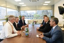 Azərbaycan Prezidenti İlham Əliyev Formula-1-in rəhbər şəxslərini qəbul edib  (FOTO) (YENİLƏNİB)