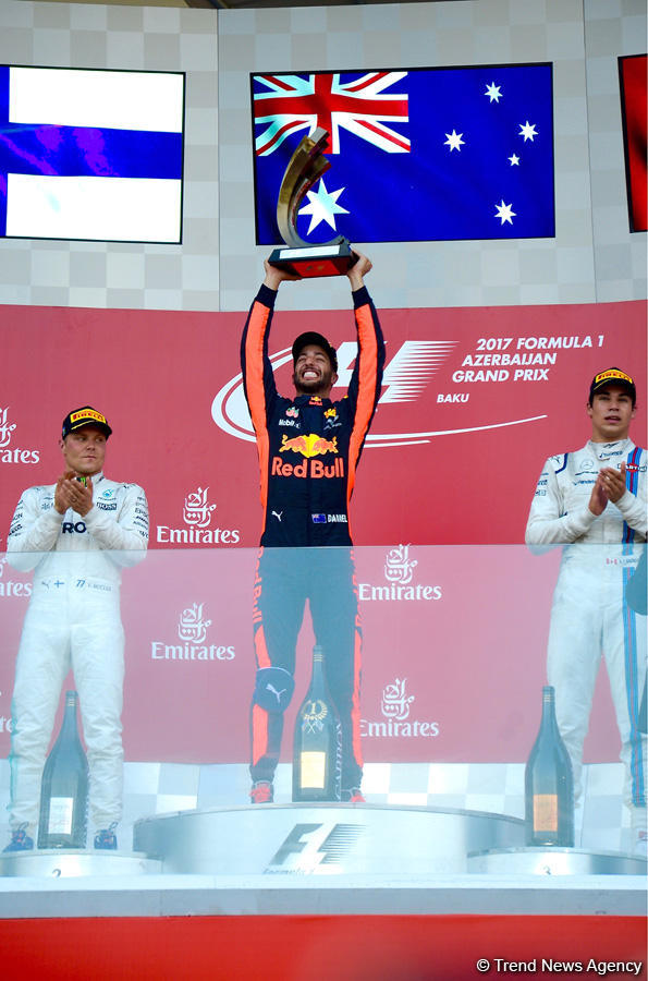 Formula 1 pilotları Azərbaycan Qran Prisindən zövq alıblar