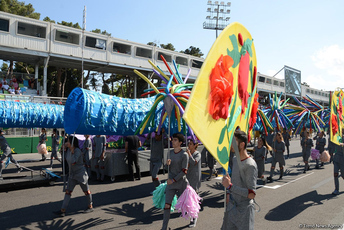 Bakıda Formula 1 Azərbaycan Qran Prisinin açılış mərasimi keçirilib (FOTO)