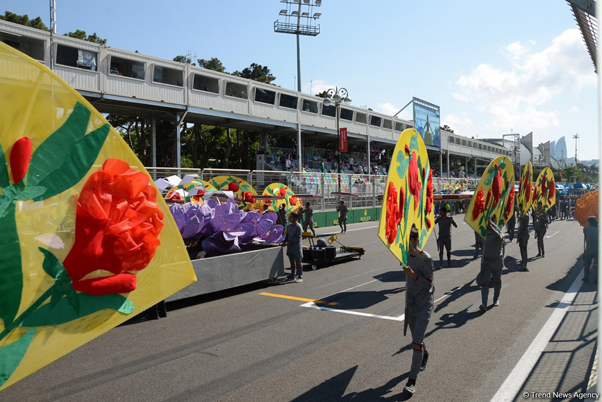 Bakıda Formula 1 Azərbaycan Qran Prisinin açılış mərasimi keçirilib (FOTO)