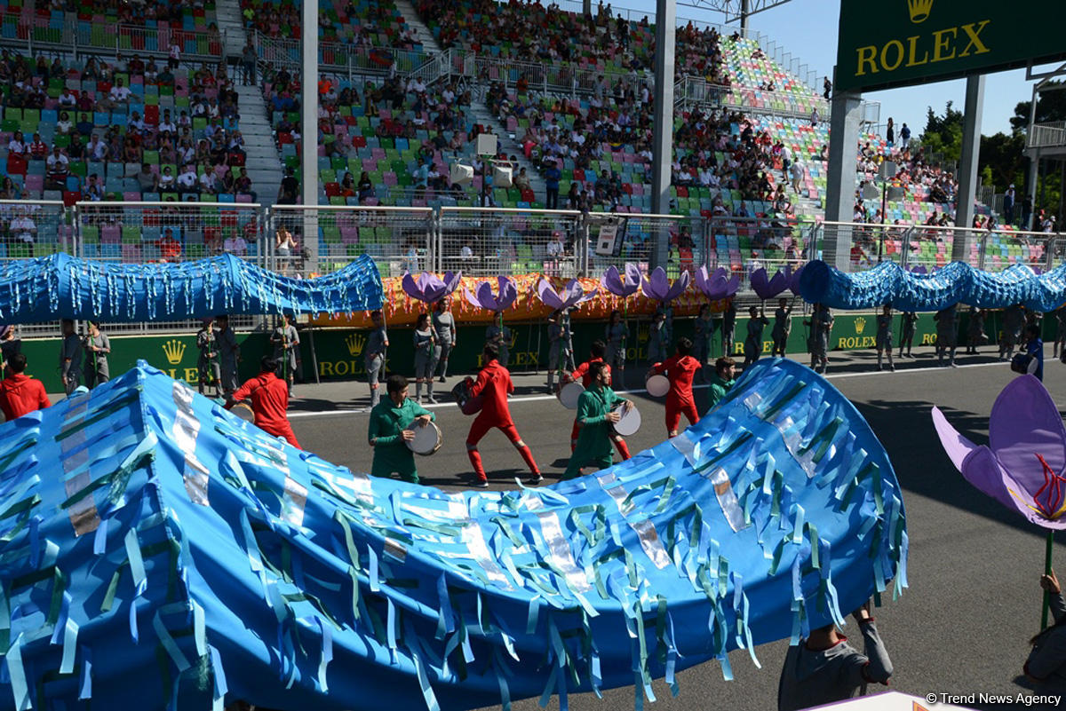 Bakıda Formula 1 Azərbaycan Qran Prisinin açılış mərasimi keçirilib (FOTO)