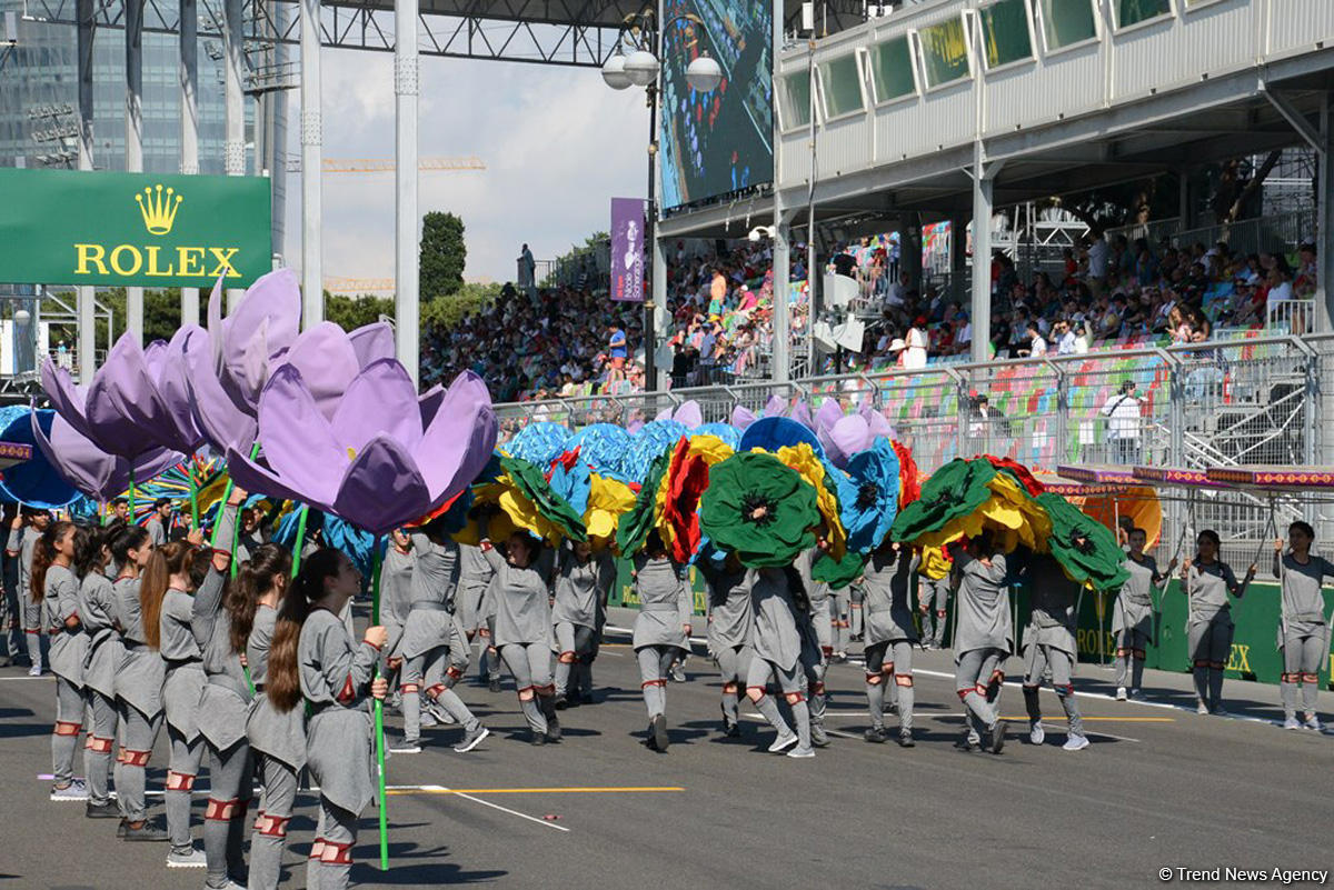 Bakıda Formula 1 Azərbaycan Qran Prisinin açılış mərasimi keçirilib (FOTO)