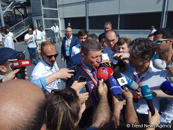 Rusiya Baş nazirinin müavini: Soçi "Formula 1"in keçirilməsində Bakı təcrübəsini tətbiq edə bilər (FOTO)