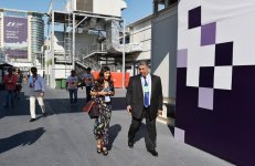 Prezident İlham Əliyev və xanımı Formula 1 Azərbaycan Qran Prisi çərçivəsində yarışları izləyiblər (FOTO)
