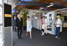 Prezident İlham Əliyev və xanımı Formula 1 Azərbaycan Qran Prisi çərçivəsində yarışları izləyiblər (FOTO)