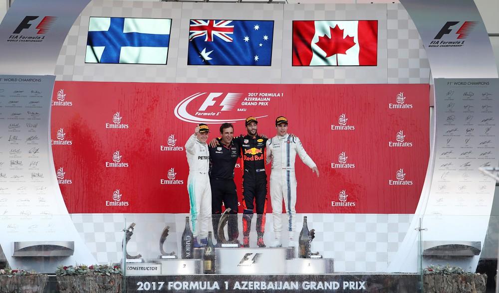 Prezident İlham Əliyev və xanımı Formula 1 Azərbaycan Qran Prisi çərçivəsində yarışları izləyiblər (FOTO)