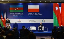 Azərbaycan Prezidenti İlham Əliyev Varşavada Azərbaycan-Polşa biznes forumun açılış mərasimində iştirak edib (FOTO) (YENİLƏNİB)