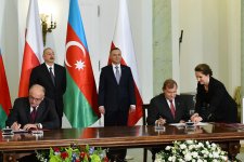Azərbaycan-Polşa sənədləri imzalanıb (FOTO)
