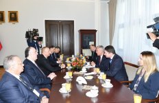 Azərbaycan Prezidenti İlham Əliyev Polşa Senatının marşalı ilə görüşüb (FOTO) (YENİLƏNİB)