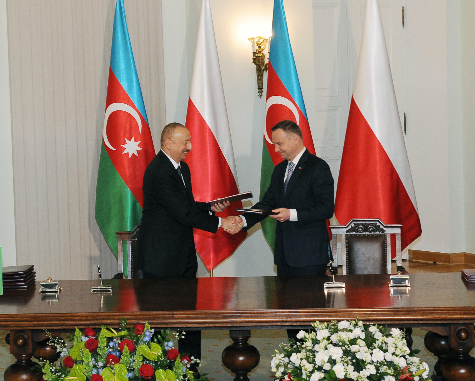 Azərbaycan-Polşa sənədləri imzalanıb (FOTO)