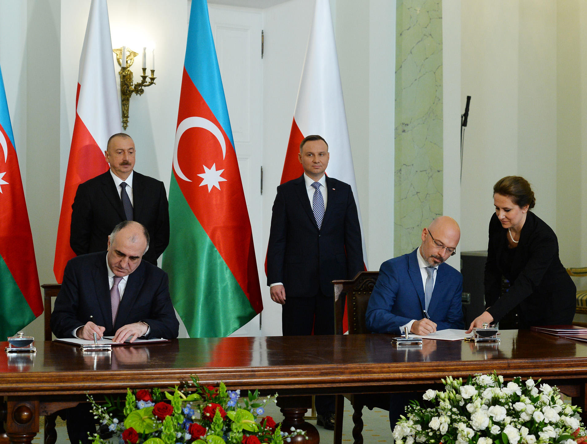 Azərbaycan-Polşa sənədləri imzalanıb (FOTO)