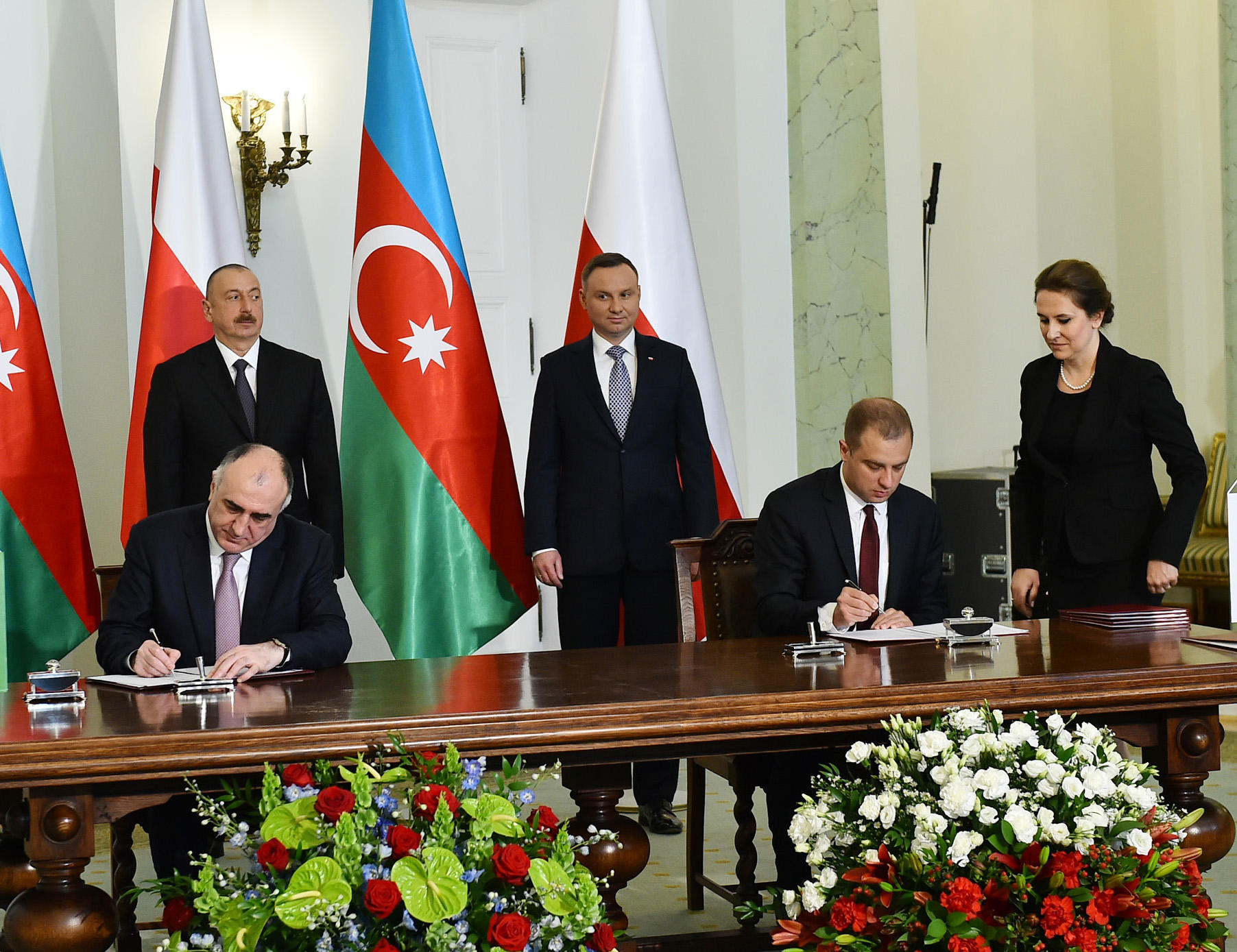Azərbaycan-Polşa sənədləri imzalanıb (FOTO)