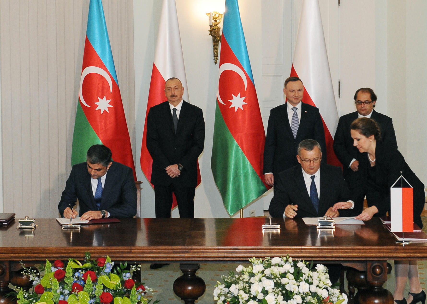 Azərbaycan-Polşa sənədləri imzalanıb (FOTO)
