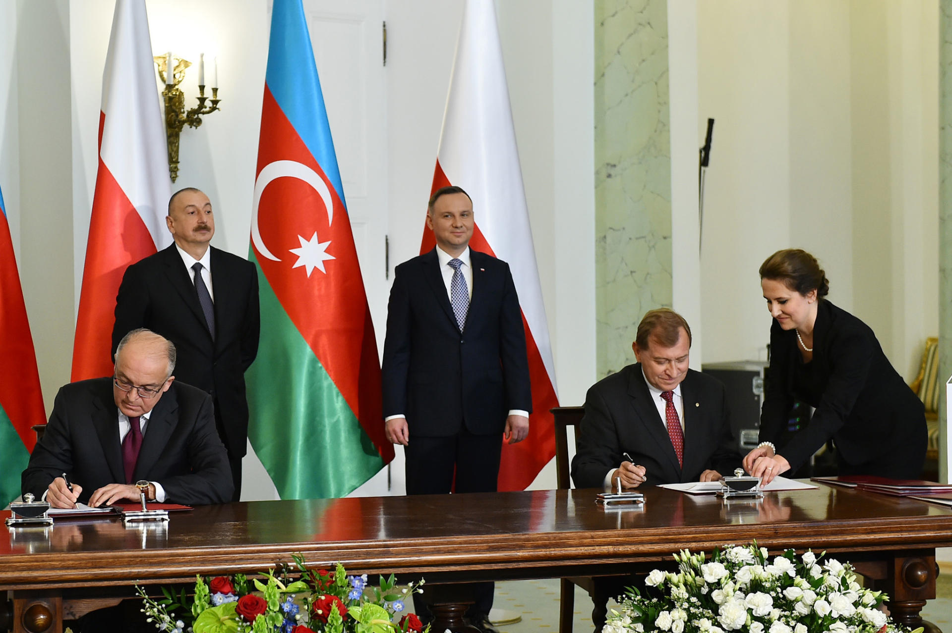 Azərbaycan-Polşa sənədləri imzalanıb (FOTO)