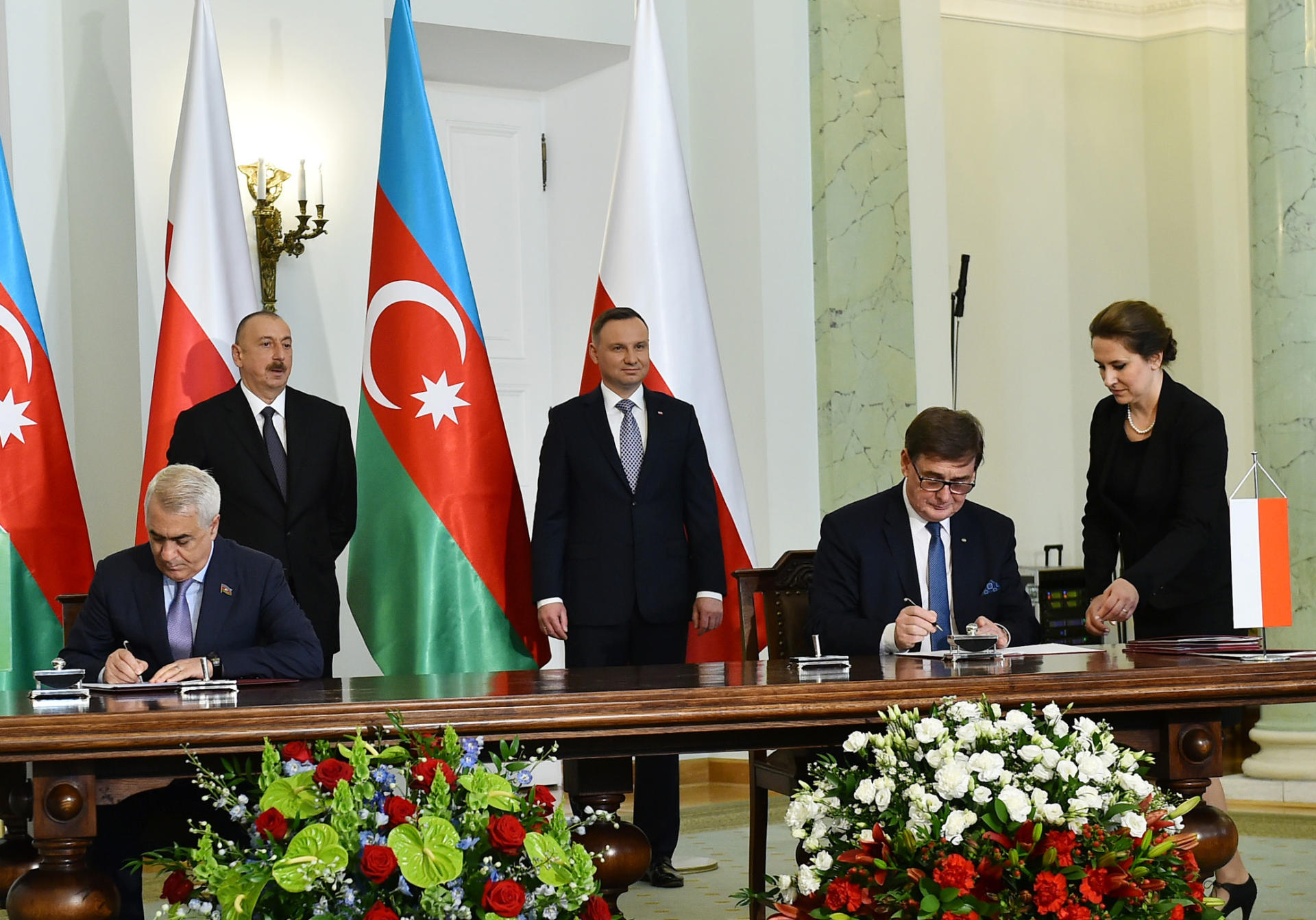 Azərbaycan-Polşa sənədləri imzalanıb (FOTO)
