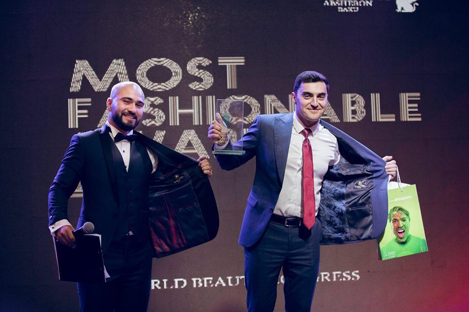 "Most Fashionable Awards"ın mükafatlandırma mərasimi keçirilib (FOTO)