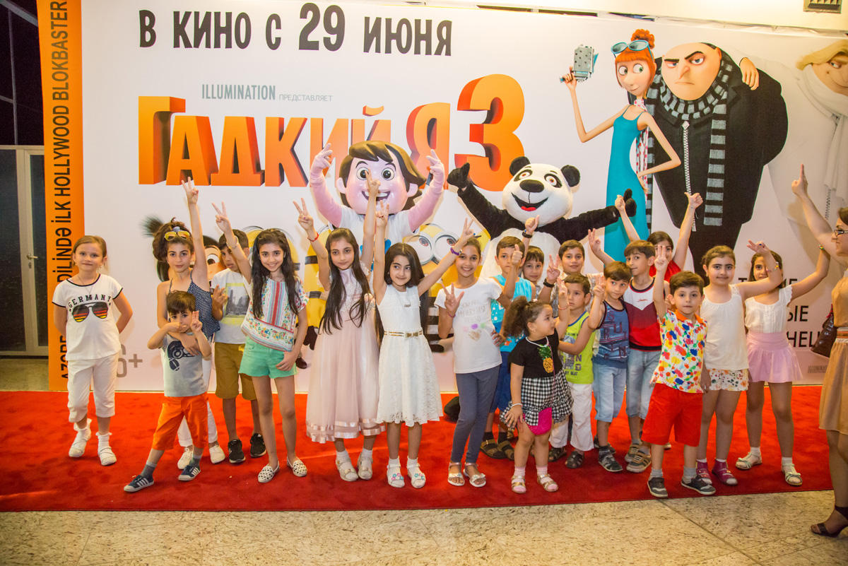 Park Cinemada "Yaramaz Mən 3" azərbaycan dublyajı ilə təqdim olunub (FOTO)