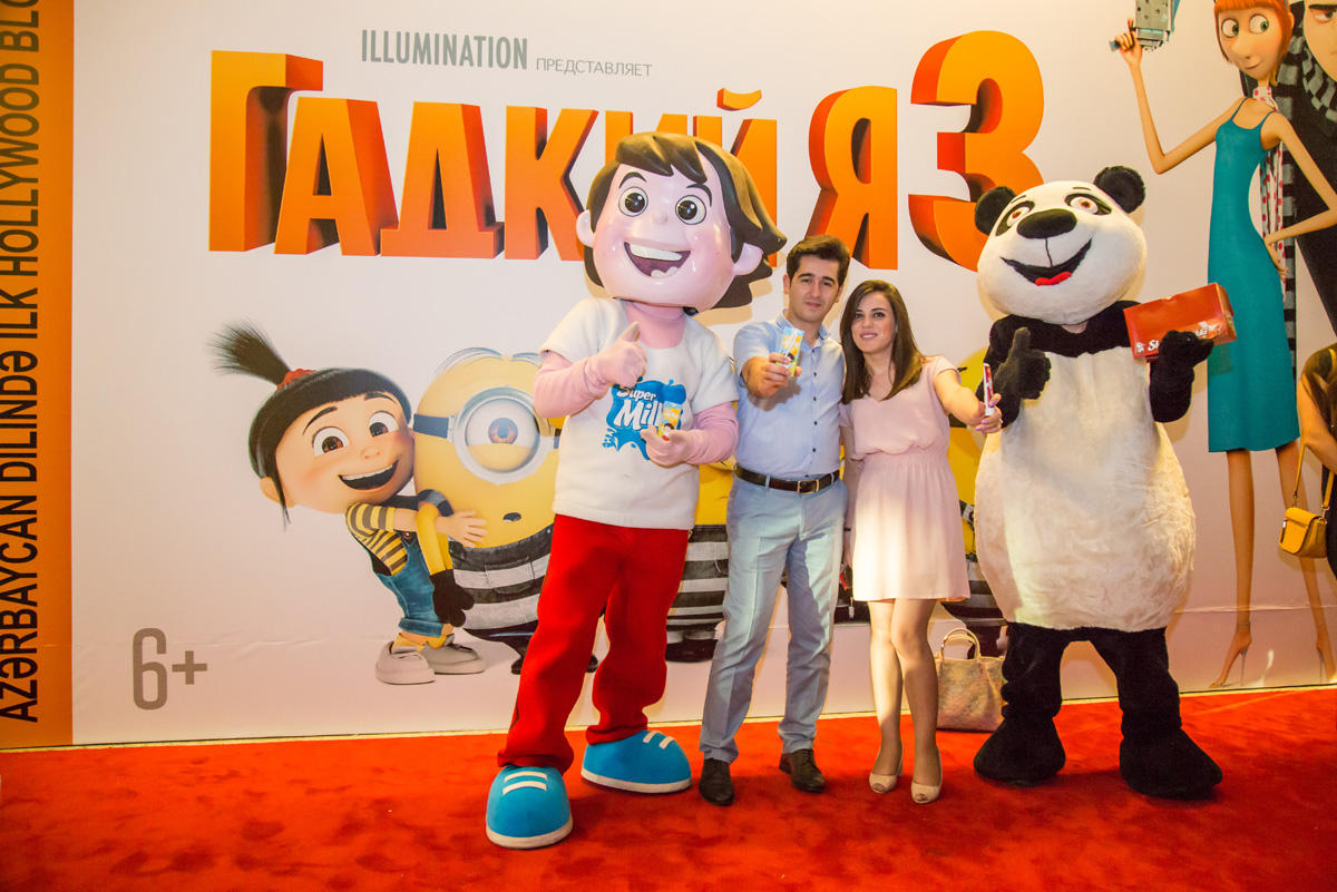 Park Cinemada "Yaramaz Mən 3" azərbaycan dublyajı ilə təqdim olunub (FOTO)