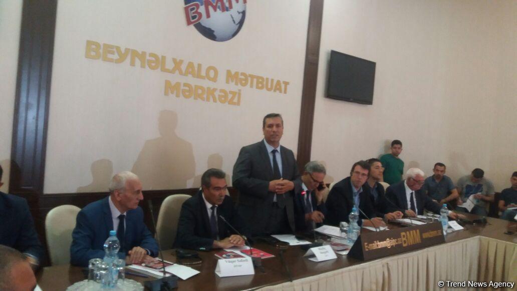 "Azərbaycanda jurnalist həmkarları ittifaqlarının durumu və gələcək inkişaf meyilləri" mövzusunda konfrans keçirilib (FOTO)