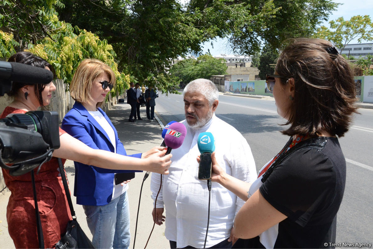 Hacı Cavad məscidinin tikintisi davam edir (FOTO)