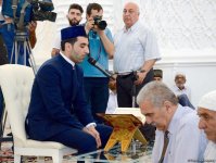 Türkiyədə dövlət çevrilişi cəhdinin ildönümü ilə əlaqədar Bakıda vəhdət namazı qılınıb (FOTO)