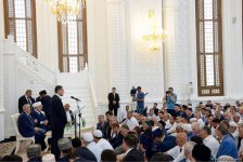 Türkiyədə dövlət çevrilişi cəhdinin ildönümü ilə əlaqədar Bakıda vəhdət namazı qılınıb (FOTO)
