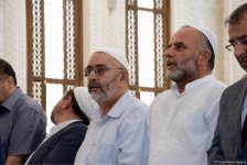 Türkiyədə dövlət çevrilişi cəhdinin ildönümü ilə əlaqədar Bakıda vəhdət namazı qılınıb (FOTO)