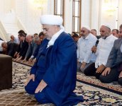 Türkiyədə dövlət çevrilişi cəhdinin ildönümü ilə əlaqədar Bakıda vəhdət namazı qılınıb (FOTO)