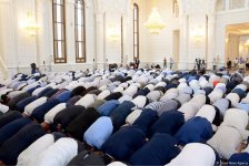 Türkiyədə dövlət çevrilişi cəhdinin ildönümü ilə əlaqədar Bakıda vəhdət namazı qılınıb (FOTO)