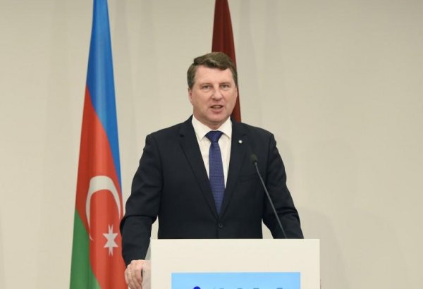 Raymonds Veyonis: Latviya ilə Azərbaycan arasında fəal diplomatik və siyasi dialoqu, güclü iqtisadi əməkdaşlığı inkişaf etdirmişik