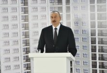 Prezident İlham Əliyev jurnalistlər üçün tikilmiş növbəti binada Milli Mətbuat Günü münasibətilə mənzillərin paylanması mərasimində iştirak edib (YENİLƏNİB-4) (FOTO/VİDEO)