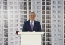 Prezident İlham Əliyev jurnalistlər üçün tikilmiş növbəti binada Milli Mətbuat Günü münasibətilə mənzillərin paylanması mərasimində iştirak edib (YENİLƏNİB-4) (FOTO/VİDEO)