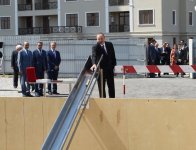 Prezident İlham Əliyev jurnalistlər üçün tikilmiş növbəti binada Milli Mətbuat Günü münasibətilə mənzillərin paylanması mərasimində iştirak edib (YENİLƏNİB-4) (FOTO/VİDEO)