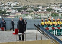 Prezident İlham Əliyev jurnalistlər üçün tikilmiş növbəti binada Milli Mətbuat Günü münasibətilə mənzillərin paylanması mərasimində iştirak edib (YENİLƏNİB-4) (FOTO/VİDEO)