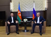 Azərbaycan və Rusiya prezidentlərinin Soçidə görüşü olub (FOTO) (YENİLƏNİB)