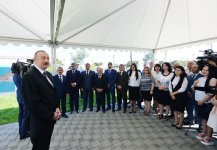Prezident İlham Əliyev Pirallahı rayonunda içməli su təchizatı layihəsinin açılışında iştirak edib (FOTO) (YENİLƏNİB-2)