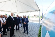 Prezident İlham Əliyev Pirallahı rayonunda içməli su təchizatı layihəsinin açılışında iştirak edib (FOTO) (YENİLƏNİB-2)
