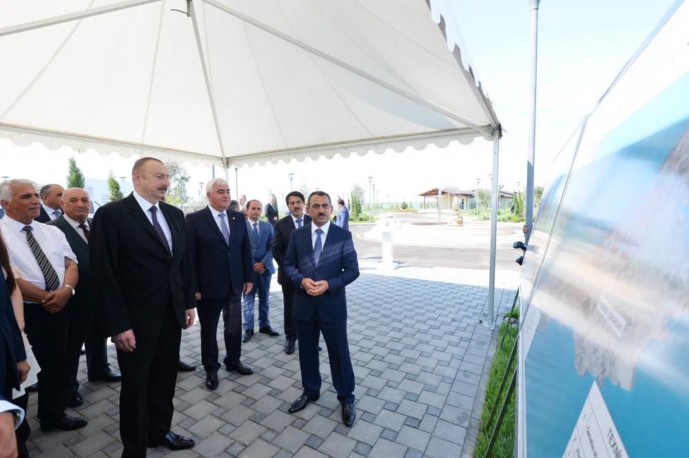 Prezident İlham Əliyev Pirallahı rayonunda içməli su təchizatı layihəsinin açılışında iştirak edib (FOTO) (YENİLƏNİB-2)