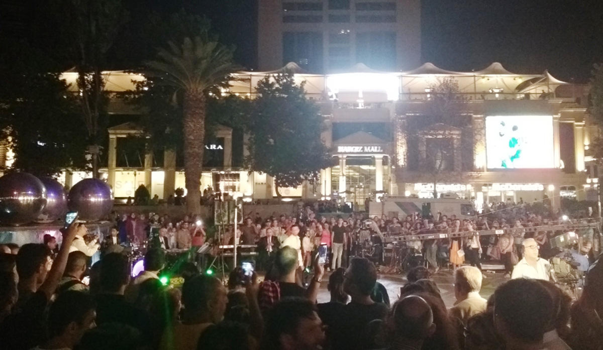 Fəvvarələr Meydanında “Music Band”ın növbəti çəkilişi baş tutub (FOTO)