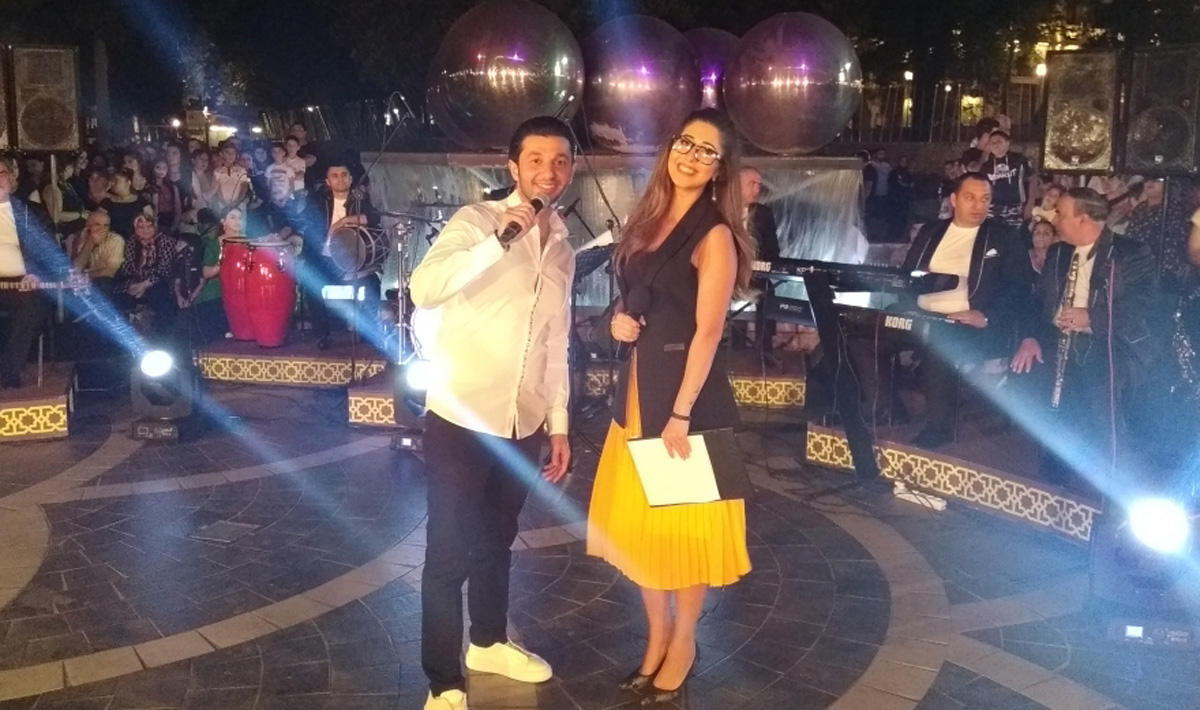Fəvvarələr Meydanında “Music Band”ın növbəti çəkilişi baş tutub (FOTO)